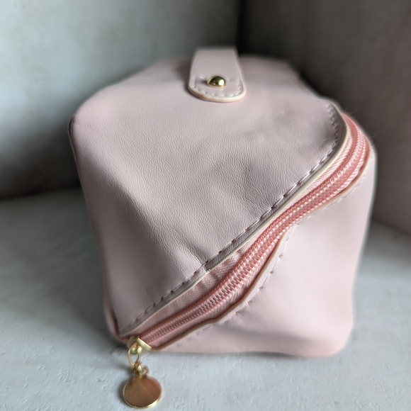 Flat Open Pink Cosmetic Bag - Picture 2 of 3